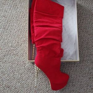 Red boots